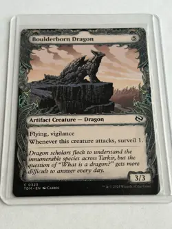 Boulderborn Dragon (Showcase) - Tarkir: Dragonstorm (TDM) - MTG Common #323 - Image 3