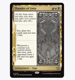 Thunder of Unity - Tarkir: Dragonstorm (TDM) - MTG Rare #231 | Regular Card - Image 1