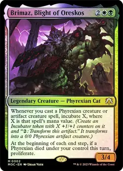 Foil Brimaz, Blight of Oreskos [March of the Machine] MTG - Image 1