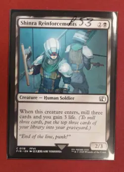 Shinra Reinforcements - 118 - FIN - NM - MTG Magic the Gathering - Image 1
