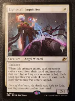 MTG Magic [x1] Lightstall Inquisitor [x1] Edge of Eternities PROMO M/NM - Image 1