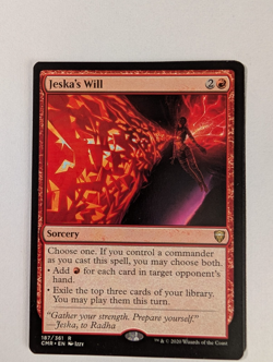 Jeska's Will Commander Legends MTG NM - Image 1