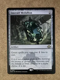 Emerald Medallion NM [Modern Horizons 3] Magic MTG - Image 1