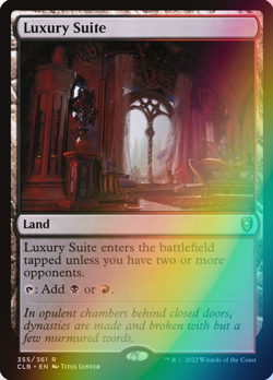 MTG - Luxury Suite - Foil - CLB 355/361 - Battle for Baldur's Gate - Rare Magic - Image 1