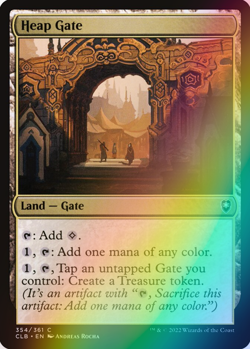 MTG - Heap Gate - Foil - CLB 354/361 - Battle for Baldur's Gate - Magic - Image 1