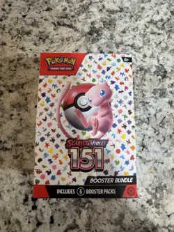 Pokemon 151 Scarlet Violet Booster Bundle 6 Packs, New Sealed TCG Cards - Image 1