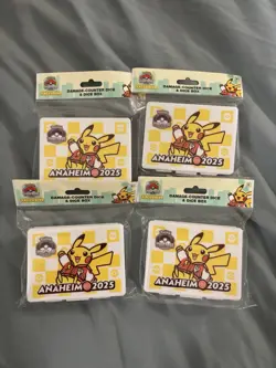 Pokemon Center Worlds Anaheim 2025 Damage Counter and Dice Sealed New - Image 1