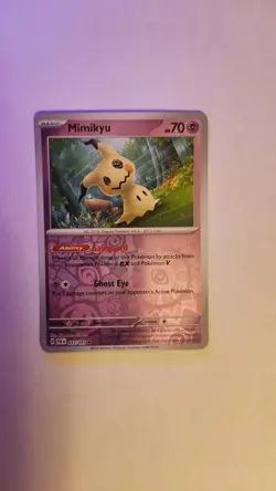 Pokemon TCG - Mimikyu 37/91 Reverse Holo - Paldean Fates - NM/M - Image 1