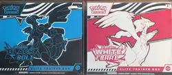 Pokemon TCG Black Bolt and White Flare ETB Set of 2 Sealed CASES INCLUDED!!! - Image 1