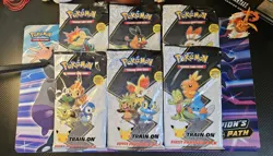 6x 2021 Pokemon First Partner Pack 3 Jumbo Cards 2 Booster Packs ✅SELAED✅ - Image 1