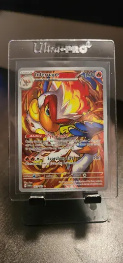 2024 Pokemon Twilight Masquerade Infernape Illustration Rare 173/167 - Image 1
