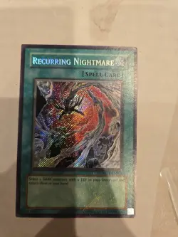 Yugioh Recurring Nightmare FOTB-EN066 Unlimited Secret Rare NM - Image 1