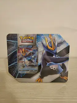 Pokemon TCG V Strikers EMPOLEON V Tin 5 Booster Card Packs Factory Sealed NEW 820650809552 - Image 1