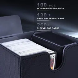 MTG Deck Box for Commander Display, Fits 100+ Double-Sleeved Cards, DICE TRAY - Image 4