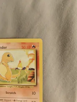 Pokemon TCG Charmander Base Set, Unlimited Common Card 46/102 NM M - Image 2