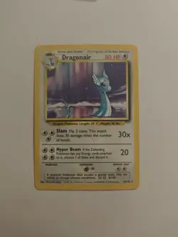 Pokemon TCG Dragonair Card 18/102 Unlimited Rare NM Vintage Base Set - Image 1