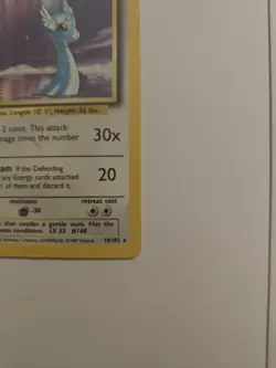 Pokemon TCG Dragonair Card 18/102 Unlimited Rare NM Vintage Base Set - Image 3