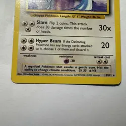 Pokemon TCG Dragonair Card 18/102 Unlimited Rare NM Vintage Base Set - Image 2