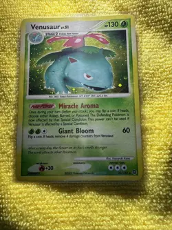 Swirl Venusaur LV.51 Secret Wonders Holo Rare Pokemon Card 20/132 2007 - Image 2