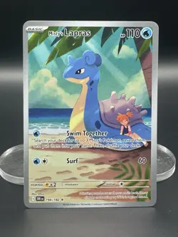 Pokemon TCG Misty's Lapras Holo Card 194/182 Sv10: Destined Rivals - Image 1
