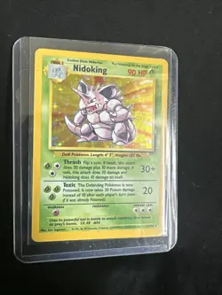 Vintage 1999 NIDOKING No. 11/102 Rare HOLO! POKEMON Card Base Set FREE SHIPPING - Image 1