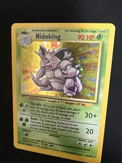 Vintage 1999 NIDOKING No. 11/102 Rare HOLO! POKEMON Card Base Set FREE SHIPPING - Image 3