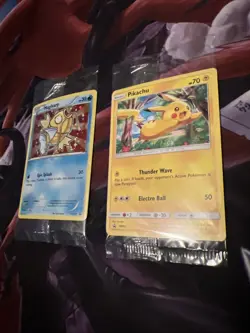 Magikarp Pokemon 2016 Shiny Black Star Promo Card #XY143 And Pikachu SM04 Sealed - Image 4