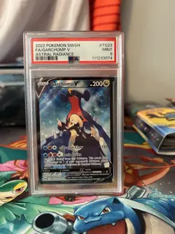 PSA 9 Garchomp V TG23/TG30 Alt Art Astral Radiance Trainer Gallery Pokemon Card - Image 1
