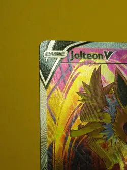 Pokemon Sword & Shield Collection Box Promo Card Jolteon V SWSH 183 Alt Art - Image 3