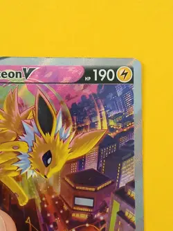 Pokemon Sword & Shield Collection Box Promo Card Jolteon V SWSH 183 Alt Art - Image 5