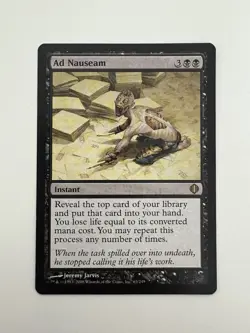 Ad Nauseam MTG Magic the Gathering Card NM Near Mint ALA - Image 1
