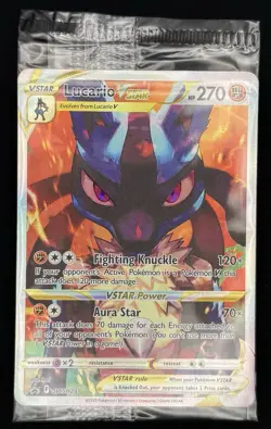 Lucario VSTAR SWSH291 Sword & Shield Promo Holo Card Sealed - Image 1