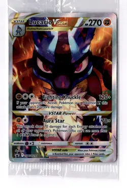 Lucario VSTAR SWSH291 Sword & Shield Promo Holo Card Sealed - Image 1