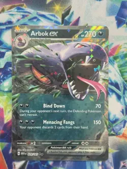 Pokemon TCG Arbok EX Card 24/165 Scarlet & Violet 151 Series - Image 1