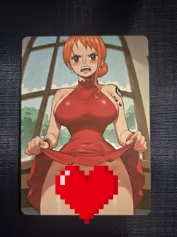 One Piece Nami Waifu Doujin Goddess Double Sided Card - Image 2