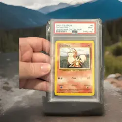 Pokemon TCG Growlithe Card 45/110 Legendary Collection 2002 Psa 9 - Image 1