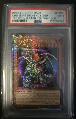 2024 Yu-Gi-Oh! Chaos Emperor Dragon - Envoy of the End RA03-EN133 PSA 9 QCSR - Image 1