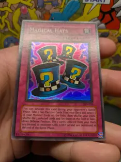 🔥 Magical Hats - PSV-033 - Super Rare Yu-Gi-Oh ( Mint ) 🔥 - Image 1