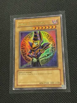 Yugioh | GLOSSY UNLIMITED | Dark Magician LOB-005 Ultra Rare Original - Image 3
