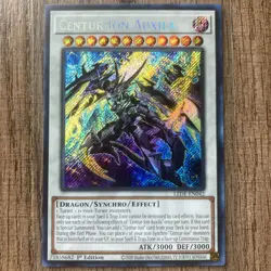 Yu-Gi-Oh! Centur-Ion Auxila (LEDE-EN042) 1st Edition Secret Rare NM/M - Image 1