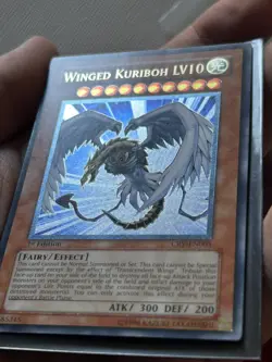 Yugioh Winged Kuriboh Lv 10 CRV 1st Ed VLP-NM - Image 1