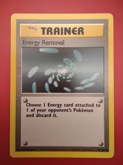 Energy Removal Misprint Ink Printer Error Splotch Blotch Spots Base Pokemon Card - Image 4