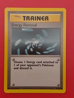 Energy Removal Misprint Ink Printer Error Splotch Blotch Spots Base Pokemon Card - Image 5