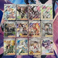Pokemon TCG | English Full Art Trainer SR Ultra Rare X12 Card Bundle - Image 1
