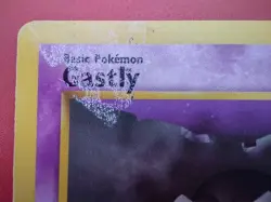 Gastly Misprint Ink Printer Error Splotch Blotch Spots Base Set 50 Pokemon Card - Image 4