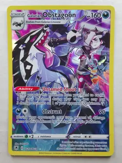 Galarian Obstagoon TG10 Astral Radiance Pokemon card - Image 1