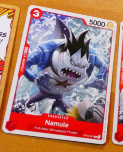 ONE PIECE PILLARS OF STRENGTH ENGLISH CARD GAME CARTE OP03-007 EN ANGLAIS NM - Image 1