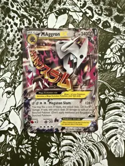 Mega Aggron EX 94/160 XY Primal Clash Holo Ultra Rare Pokemon card - Image 1