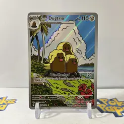 Alolan Dugtrio 208/191 - Illustration Rare Pokemon Card- Surging Sparks - Mint - Image 1
