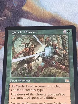 2002 MTG Steely Resolve Onslaught Regular RARE - Near Mint or Better - Image 2
